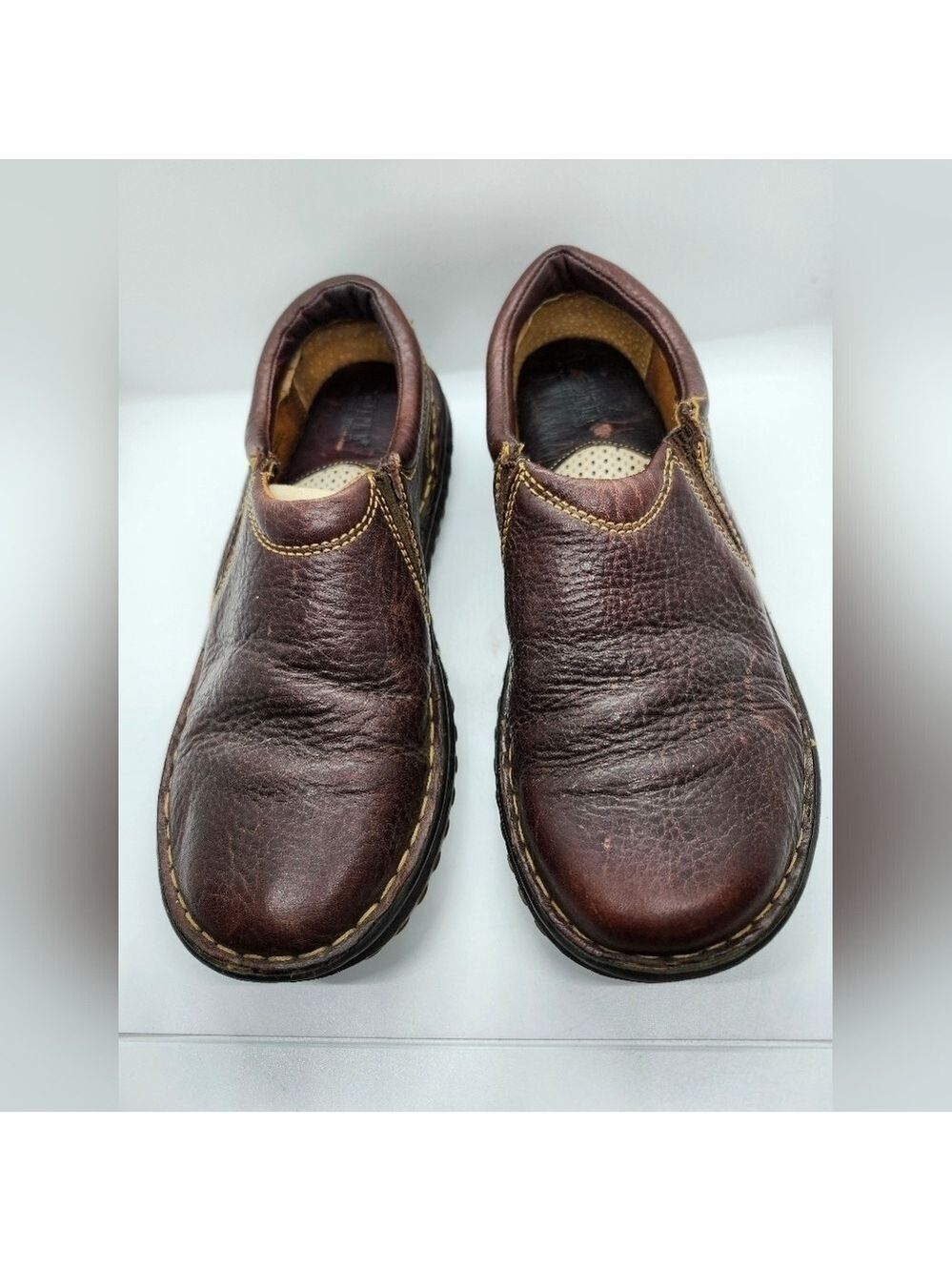 Born pebble leather upper & lining Glen shoe sz 8M